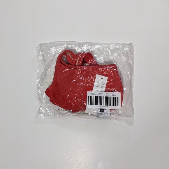 NIP JCrew Women's 1989 Scoopneck Bikini Top in Bright Cerise - Picture 9 of 10